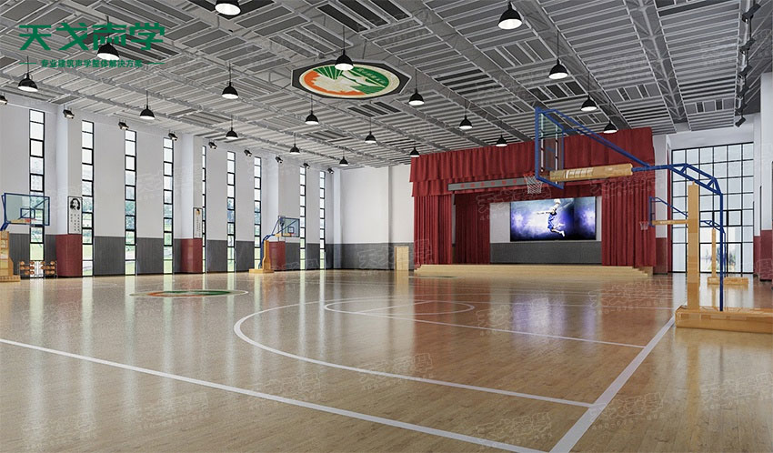 广东江门新会广雅小学体育馆声学设计工程
