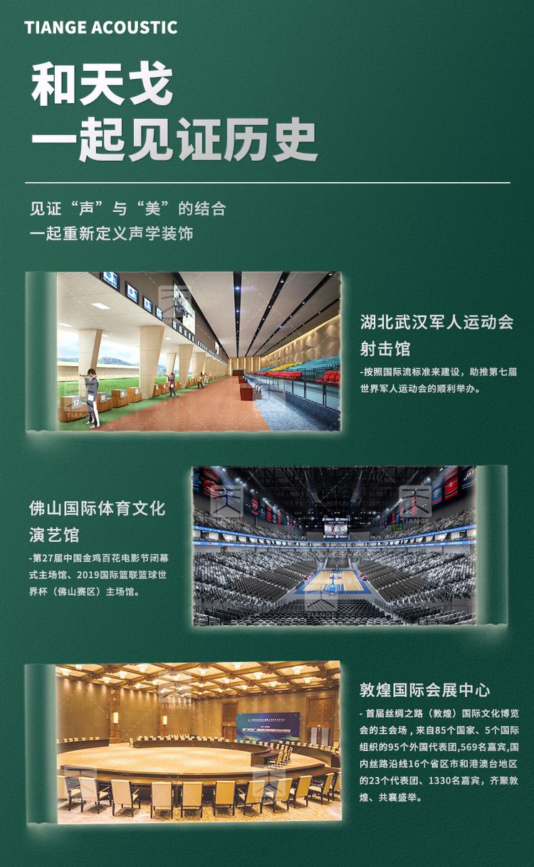 试音室孔木吸音板代表案例