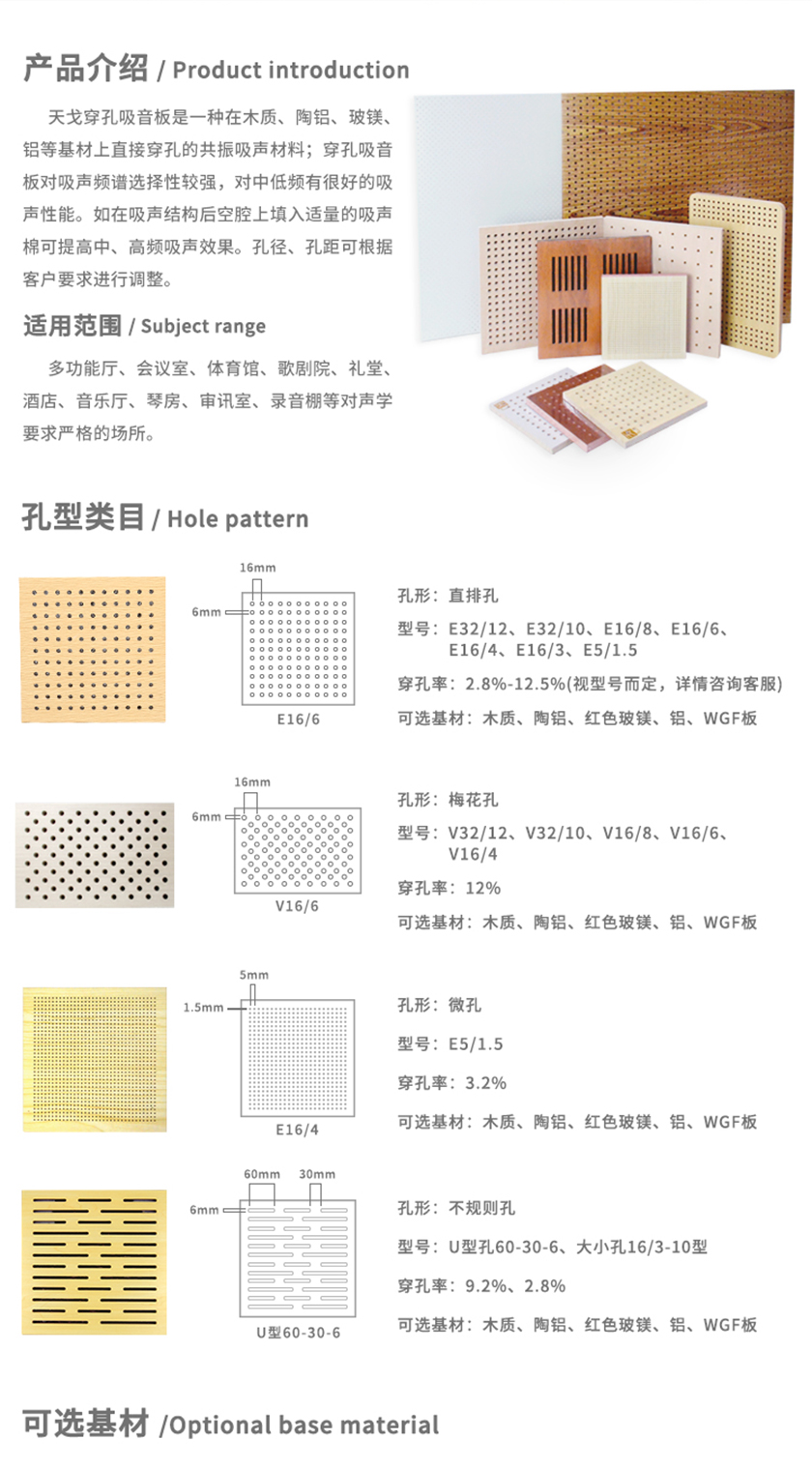 穿孔吸音板产品介绍