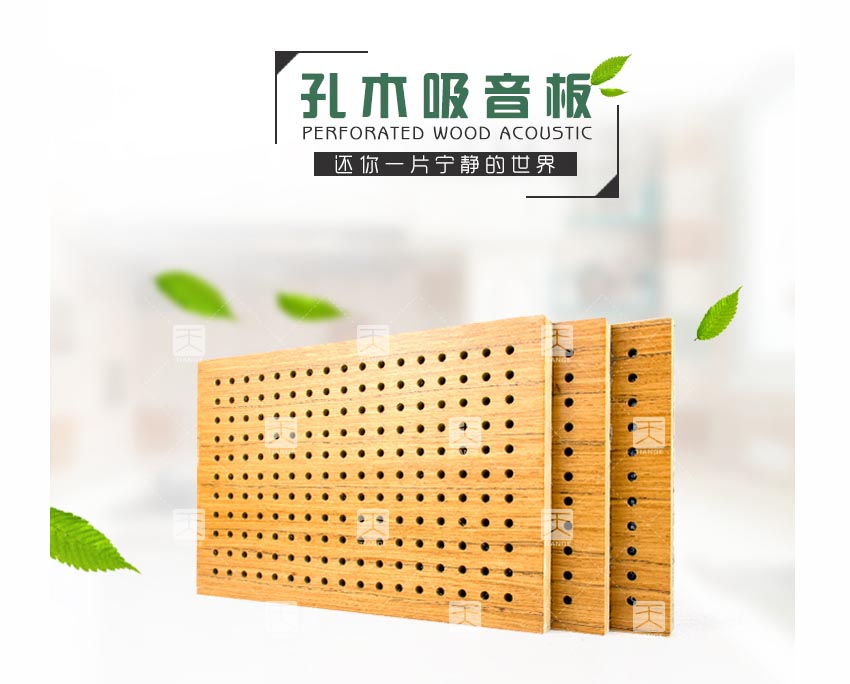 礼堂孔木吸音板