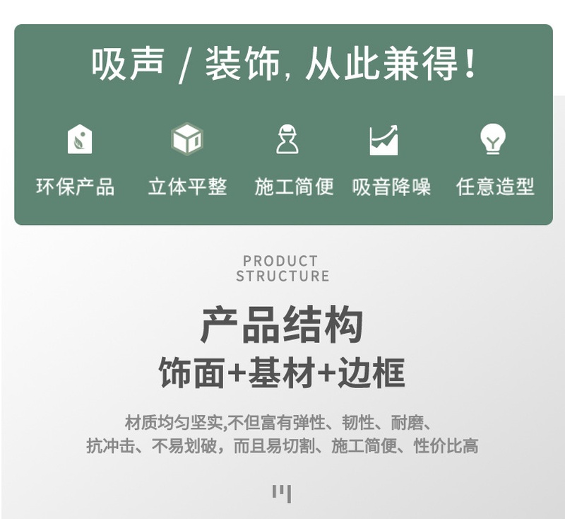 吸音布艺软包产品结构-1