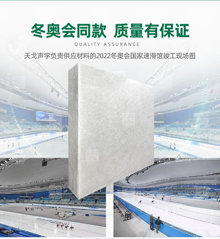 冬奥会场馆同款环保无甲醛憎水吸声体