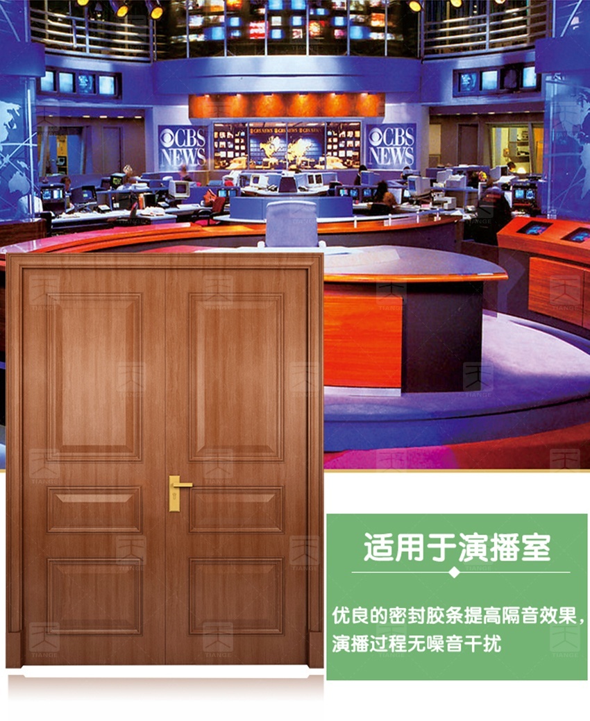 钢质木纹隔音门-9