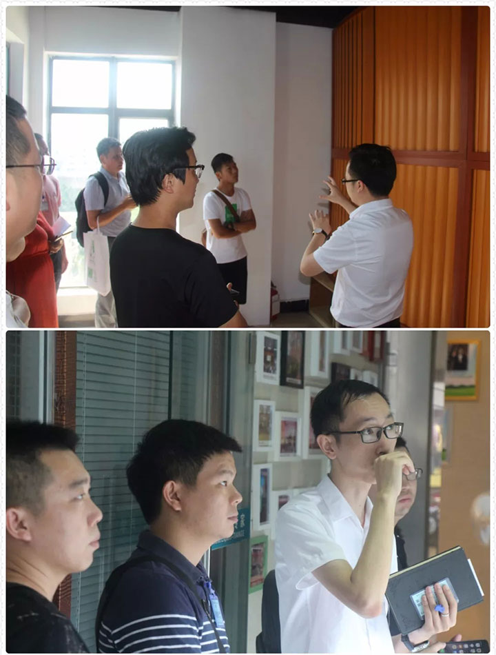 学员们参加天戈展厅