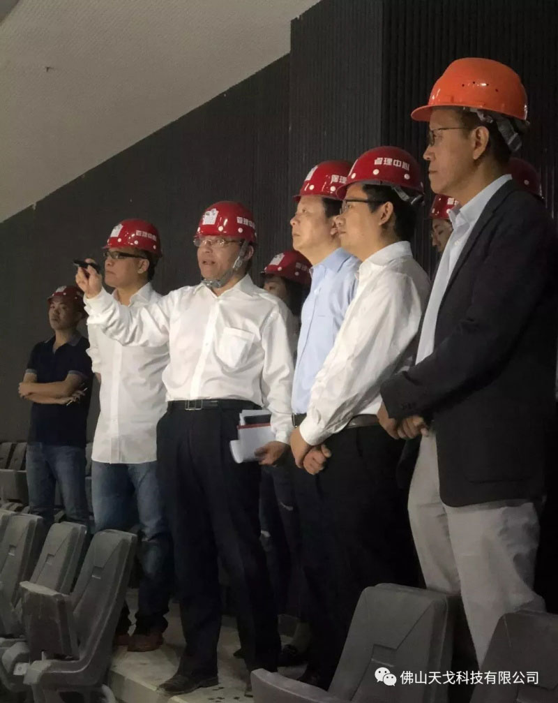 佛山市市长朱伟到访佛山国际体育文化演艺馆