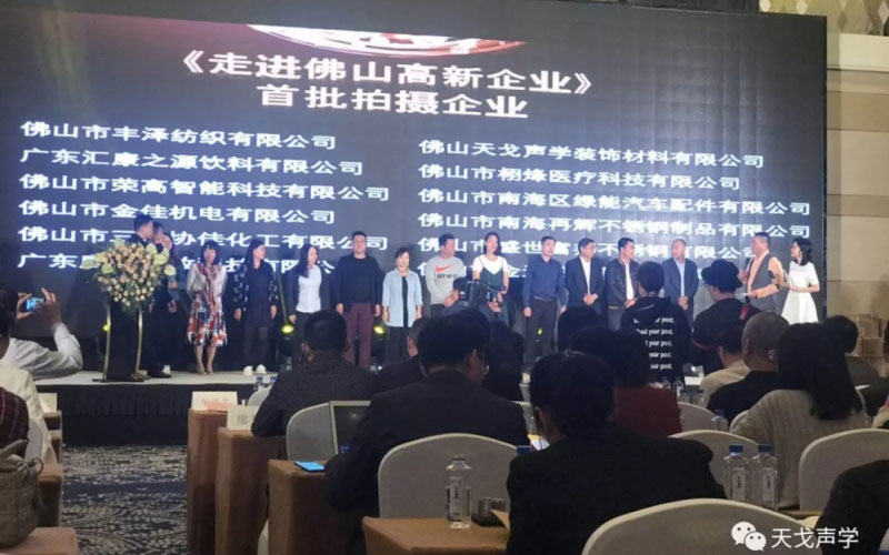 《走进佛山高新企业》首批拍摄企业