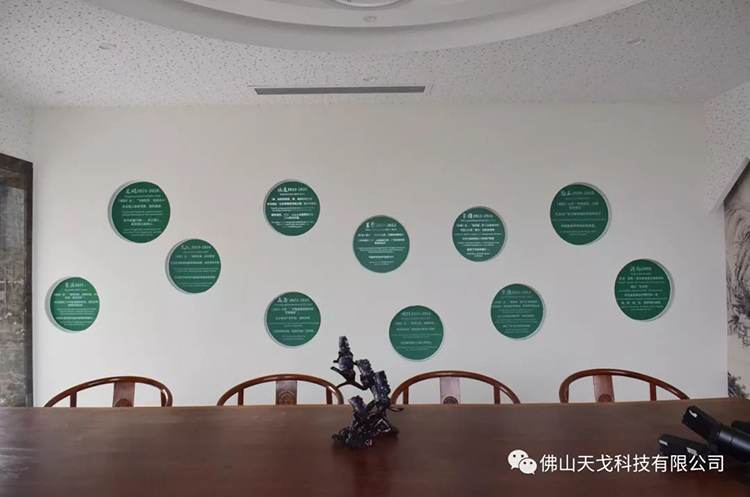 天戈声学发展墙