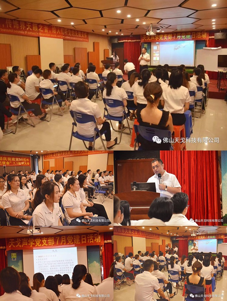 建党节特辑，天戈声学党支部举办7月党建日活动